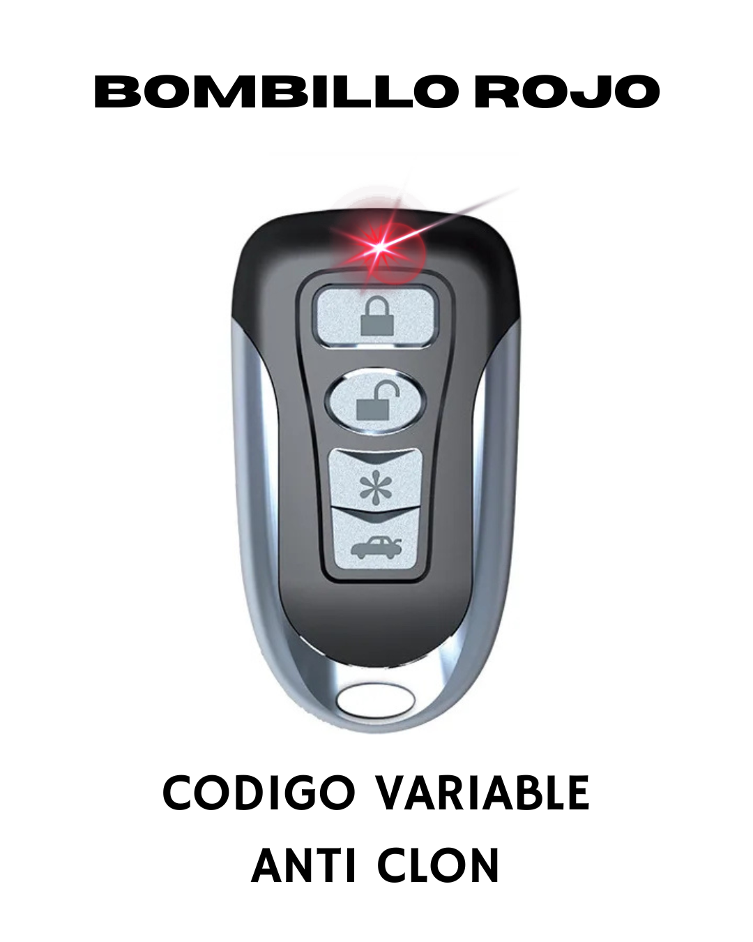 Combo control Nemesis más funda (Código Variable LED ROJO)